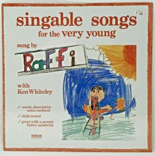 Singable Songs For The Very Young Raffi Vintage Vinyl Record Lp 1976