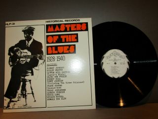 Robert Johnson Masters Of The Blues 1928 - 1940 Vinyl Lp N/m -