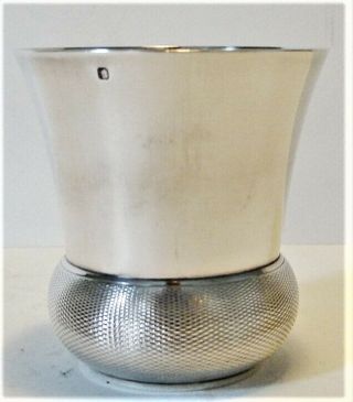 Fine Antique French Solid Silver Cup / Beaker By Cardeilhac Marked Paris 1900