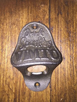 Cast Iron Bottle Opener/wall Mounted/heavy/vintage/rustic/antiqued/drink Vimto
