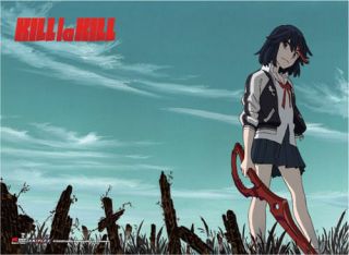 Wall Scroll - Kill La Kill - Ryuko & Sky Anime Art Licensed Ge86488