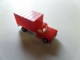 Vintage The Lindberg Line Ryder Truck No.  32 Plastic Toy Truck 1:64 Red
