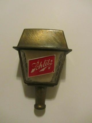 Vintage Schlitz Beer Tap Handle Patio Light 1964 Brass Form 84 Jos.  Schlitz