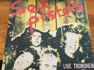 Sex Pistols - Live Trondheim July 21st 1977 12 " Lp Purple Vinyl Ltd Edition Ex