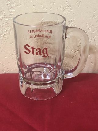 Stag Beer Glass Beer Stein,  5” With June Jamboree On Back