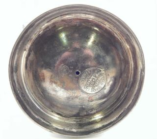 Antique 1854 Wilcox JAS Stimpson Porcelain Lined Pitcher Quadruple Silver plated 7