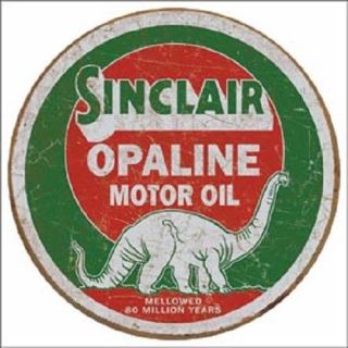 Sinclair Opalin Motor Oil 12 " Vintage Style Metal Signs Gas Pump Garage Man Cave