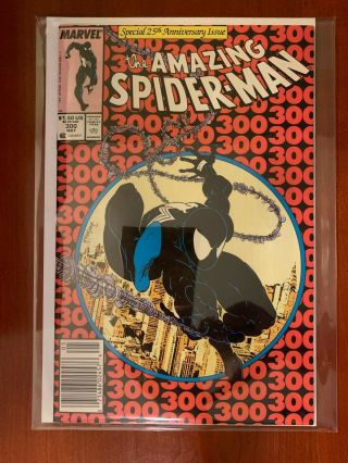 The Spider - Man 300 Nm 1st Printing Key Venom Issue (may 1988,  Marvel)