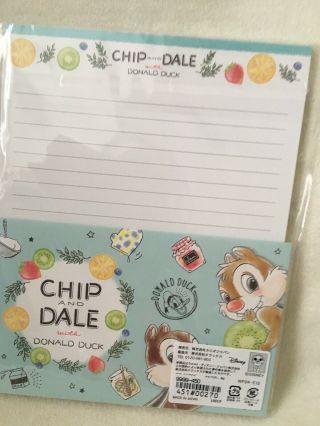 Disney Chip And Dale letter set Fruites 3