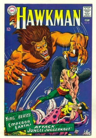 Hawkman 21 7.  0 Fn/vf Dc Comics Silver Age Comic Book You This Comic