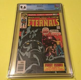 The Eternals 1 Cgc 9.  6 White Pages 1st Appearance