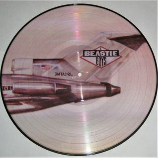 Beastie Boys Licensed To Ill Lp Picture Disc Rare Fight For Your Right Def Jam