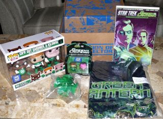 Dc Legion Of Collectors Funko Pop March 2018 Box Green Lantern Sinestro Kilowog
