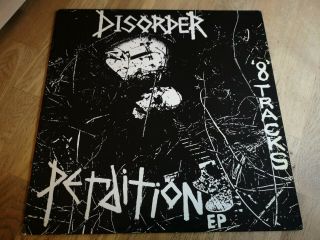Disorder 8 Track 12 " Not Lp Perdition Uk Disorder 1st Press Oi Kbd Isd Punk