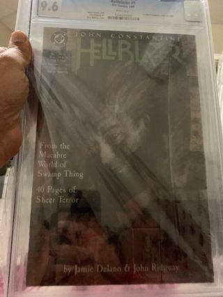 Hellblazer 1 Dc Comics 1988 Cgc 9.  6 1st John Constantine In Own Series