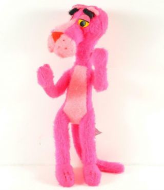 Vintage Pink Panther Wired plush Mighty Star LTD NOS old stock 20 
