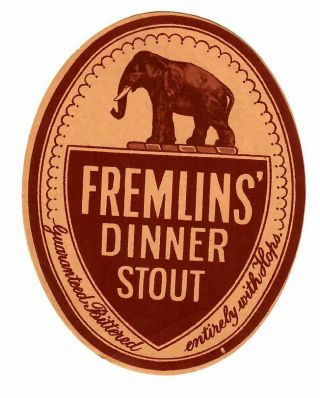 Beer Label Set: Fremlins 