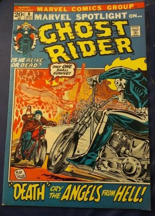 Marvel Spotlight Vol.  1 6 2nd Ghost Rider Fn -
