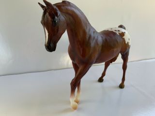 Vintage Breyer Horse Dark Brown & White Appaloosa