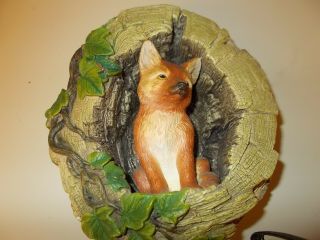 Bossons Fox Cub 6.  75 " Tall Made In England Hand Painted