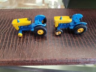 Matchbox No 39 Ford Tractor All Blue Lesney England One Extra