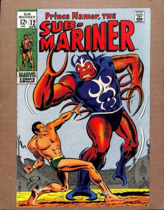 Sub - Mariner 12 - - Prince Namor Avengers Marvel Comics