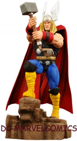 Marvel Milestones & Art Asylum The Mighty Thor Statue Avengers Iron Man Hulk