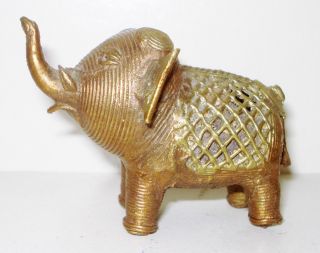 Vintage Copper Brass Elephant Figurine Design Nr