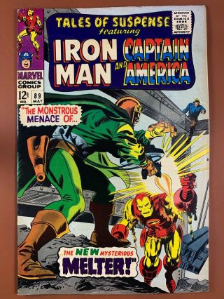 Tales Of Suspense 89 Marvel Comics Iron Man And Captain America Appearance