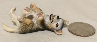 Schleich Husky Puppy Playing On Back Playful Puppies 2007 Retired Dog Figure