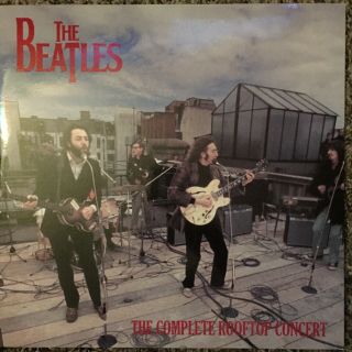 The Beatles Complete Rooftop Concert White Vinyl Record Very
