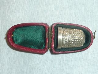 Hallmarked Silver Thimble Size 15 - Chester 1894/5 Henry Griffith & Son