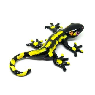 Figurine Salamander Lizard Gecko Gekko Blown Glass Handmade Animal Collectibles