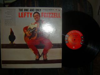 Rare - Lefty Frizzell - The One And Only - 1959 6 - Eye - Cl - 1342 Columbia - C & V Flawless
