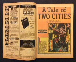 CLASSICS ILLUSTRATED 6 Comic A TALE OF TWO CITIES Charles Dickens VF Gilberton 4