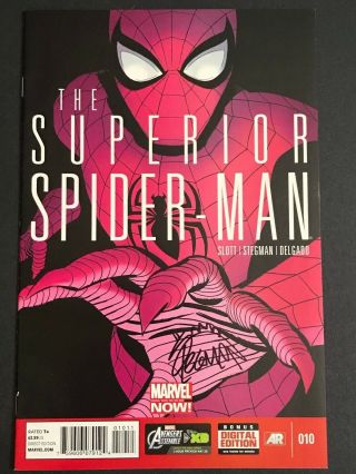 Superior Spider - Man 10 Signed By Stegman Vf/nm (cj)