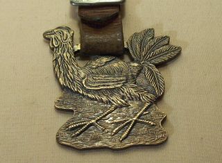 Vtg The Aultman & Taylor Farm Machinery Co.  Tractor Advertising Pocket Watch Fob