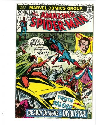 Spider - Man 117 - Feb 1973 - Very Fine 8.  0 (vf) - Higher Grade