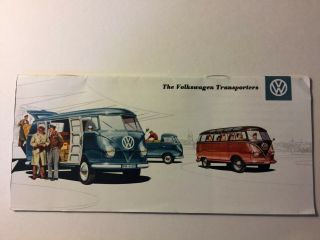 Vintage 1950 - 1960 Era The Volkswagen Transporters Foreign Auto Brochure