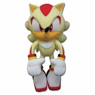 Sonic The Hedgehog: Shadow 12 - Inch Stuffed Plush Doll By Ge