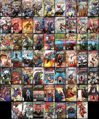 Action Comics 52 0 - 50 Plus Annuals 1 - 3 & 23.  1 - 23.  4 Lenticulars Dc 2011