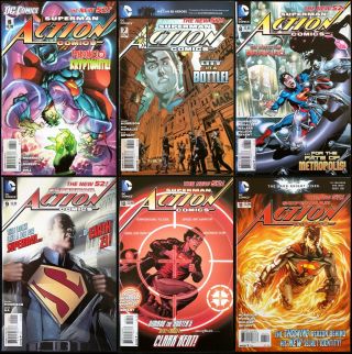 Action Comics 52 0 - 50 plus Annuals 1 - 3 & 23.  1 - 23.  4 Lenticulars DC 2011 4