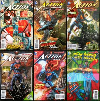 Action Comics 52 0 - 50 plus Annuals 1 - 3 & 23.  1 - 23.  4 Lenticulars DC 2011 6