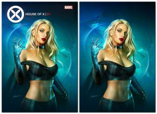 House Of X 1 Shannon Maer Emma Frost Virgin/trade Dress Set Nm Soldout