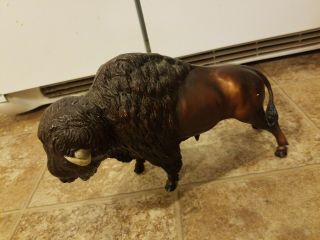 Vintage Breyer Molding Co Buffalo Bison Large