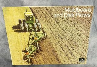 1972 John Deere Moldboard & Disk Plows Sales Brochure