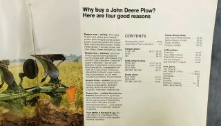 1972 John Deere Moldboard & Disk Plows Sales Brochure 2
