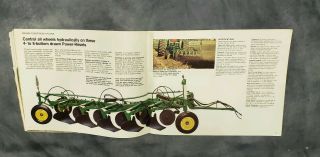 1972 John Deere Moldboard & Disk Plows Sales Brochure 3