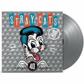 Stray Cats 40 Lp Vinyl 12 Track Limited Edition Silver Vinyl (0819873019213) E