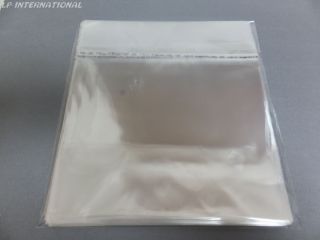 100 - Vinyl Record Resealable 0.  04mm LP Outer Sleeves For 12 